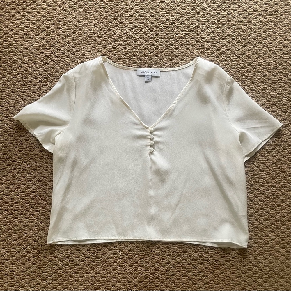 Amour Vert Silk Blouse